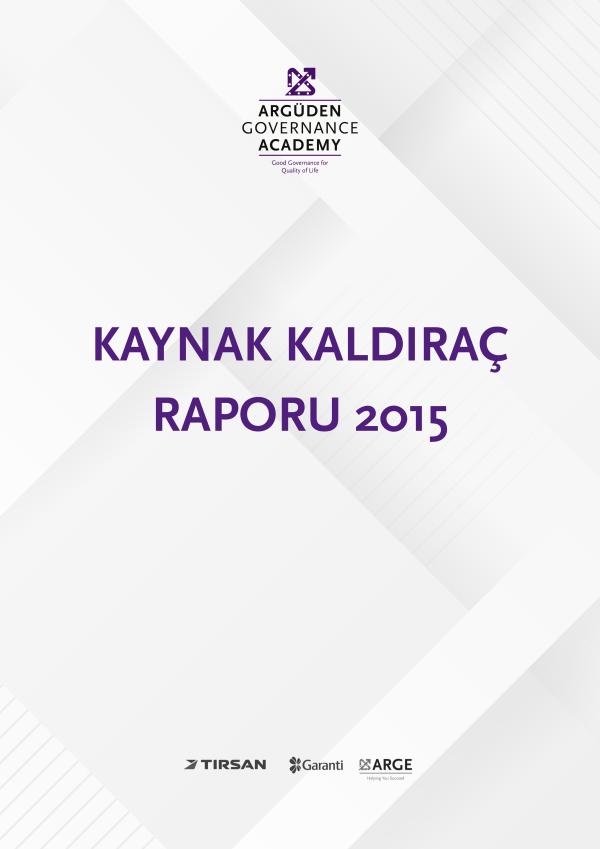 2015 Kaynak Kaldıraç Raporu
