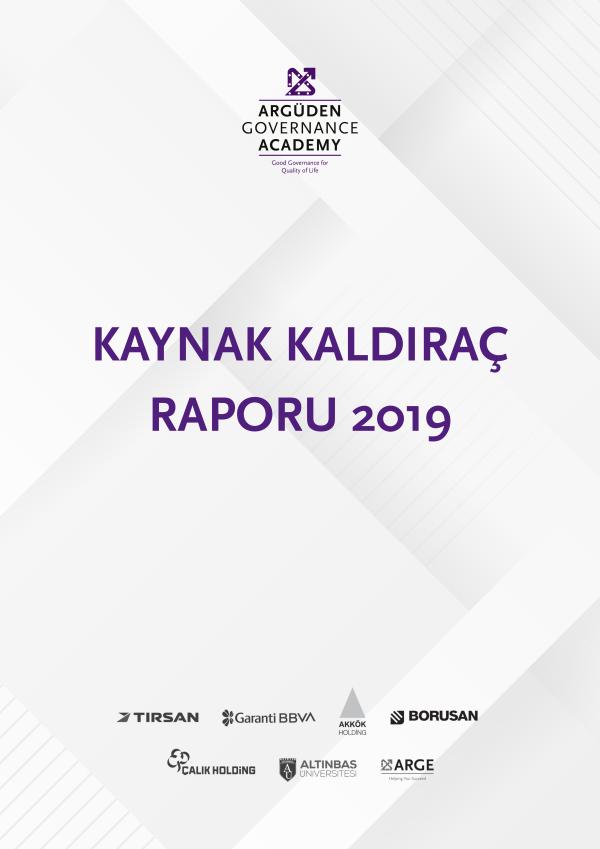 2019 Kaynak Kaldıraç Raporu